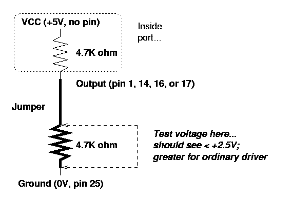 [How to test for open-collector output]